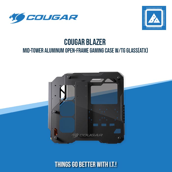 COUGAR BLAZER ALUMINUM OPEN-FRAME GAMING MID TOWER CASE COUGAR BLAZER ALUMINUM OPEN-FRAME GAMING MID TOWER CASE